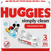 Huggies Simply Clean Fragrance Free Baby Wipes