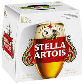 Stella Artois Premium Lager Beer, 12 pk., 11.2 oz. Bottles
