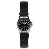 Frontier Classic Metal Watch with Military Time