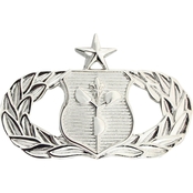 Air Force Senior Weather Operator Badge, Mirror Finish, Medium Size