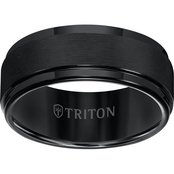 Triton Black Tungsten Carbide 9mm Band