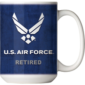 US Air Force Retired 15 oz. Coffee Mug