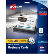 Avery Clean Edge True Print Matte Business Cards for Inkjet Printers 120 pk.