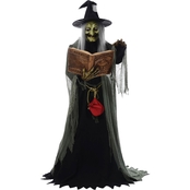 Morris Costumes Spell Speaking Witch Animated Prop