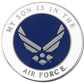 Mitchell Proffitt My Son is in the Air Force Symbol Lapel Pin