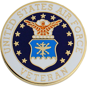Mitchell Proffitt U.S. Air Force Veteran Lapel Pin