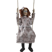 Morris Costumes Swinging Animated Decrepit Doll