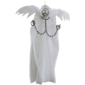 Winged Reaper in Chains Halloween Prop