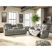 Signature Design by Ashley Mitchiner Reclining Sofa and Loveseat Set