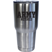 Army Stainless Steel Tumbler Army Retired 30 oz.