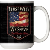 Army This Is Why We Serve 15 oz. Coffee Mug, Black