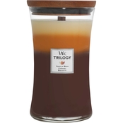 WoodWick Trilogy Large Cafe Sweets Glass Candle