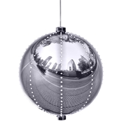 Alpine Christmas Ball Decor with LED Lights