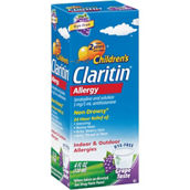 Claritin Children's Liquid Allergy Non-Drowsy Grape Syrup, 4 oz.