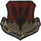 Air Force Patch Air Combat Command Hook & Loop (OCP)