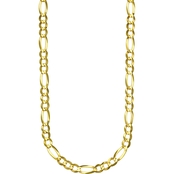 14K 5mm Solid Figaro Chain Necklace 22 in.