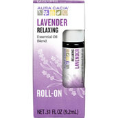 Aura Cacia Lavender Essential Oil Roll-On Bottle 0.31oz.