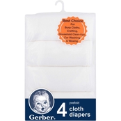 Gerber Prefold Birdseye Cloth Diaper 4 pk.
