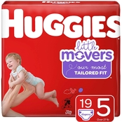 Huggies Little Movers Diapers Size Size 5 (27+ lb.)
