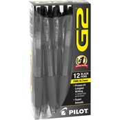 Pilot G2 Retractable Gel Ink 12 pk. Rolling Ball Pens