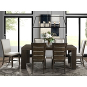 Elements Grady 7 pc. Dining Set with Slat Back Chair