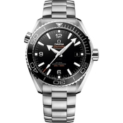 Omega Men's Stainless Steel Planet Ocean with Black Dial Watch O21530442101001
