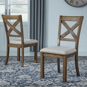Signature Design by Ashley Moriville Upholstered Side Chair, 2 pk.