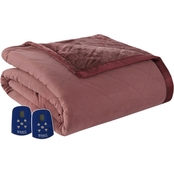 Micro Flannel® Reverse to Ultra Velvet® Electric Blanket