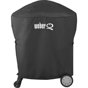Weber Grill Cover for Q 100/1000/200/2000 with Rolling Cart