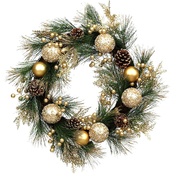Gigi Seasons Gold Gilt Christmas Wreath