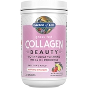 Garden of Life Strawberry Lemon Grassfed Collagen Beauty Supplement, 20 servings