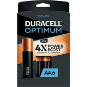 Duracell Optimum AA Batteries 6 pk.