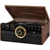 Victrola Turntable, Radio, CD and Cassette Player with Bluetooth