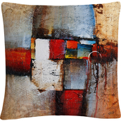 Trademark Fine Art Cube Abstract VI Decorative Throw Pillow