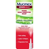 (D) Mucinex Sinus-Max Allergy Nasal Spray .75 oz