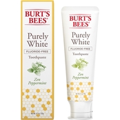 Burt's Bees Fluoride Free Purely White Zen Peppermint Toothpaste 4.7 oz.