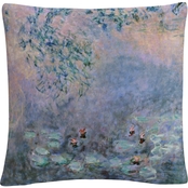 Trademark Fine Art Water Lilies Decorative Throw Pillow