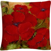 Trademark Fine Art Poppies 2 Decorative Throw Pillow