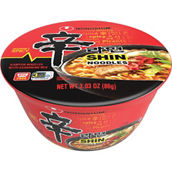 Nongshim Shin Ramyun Spicy Beef Noodle Soup Bowl, 3.04 oz.