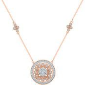 10K Rose Gold 3/8 CTW Diamond 18 in. Fashion Necklace