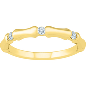 10K Yellow Gold 1/10 CTW Diamond Fashion Ring