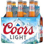 Coors Light 6 pk. 12 oz. Bottles