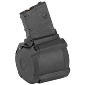 Magpul Industries PMAG D50 Magazine Fits DPMS and SR25, 50 Rounds Black