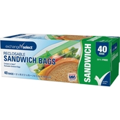 Exchange Select Reclosable Sandwich Bag 40 ct.