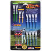 Green Keepers, Inc. 4 Yards More Players Pack Performance Golf Tees