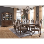 Signature Design by Ashley Charmond 9 pc. Dining Set with 2 Arm Chairs