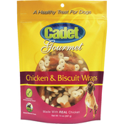 Cadet Premium Gourmet Chicken and Biscuit Wraps Dog Treats 14 oz.