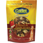 Cadet Premium Gourmet Chicken and Apple Wraps Treats 14 oz.