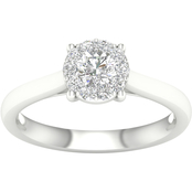 Endless Diamonds 14K White Gold 1/2 CTW Diamond Engagement Ring