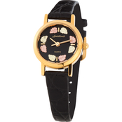 Landstrom's Black Hills Gold Women's Black Powder Coated Watch GL09250